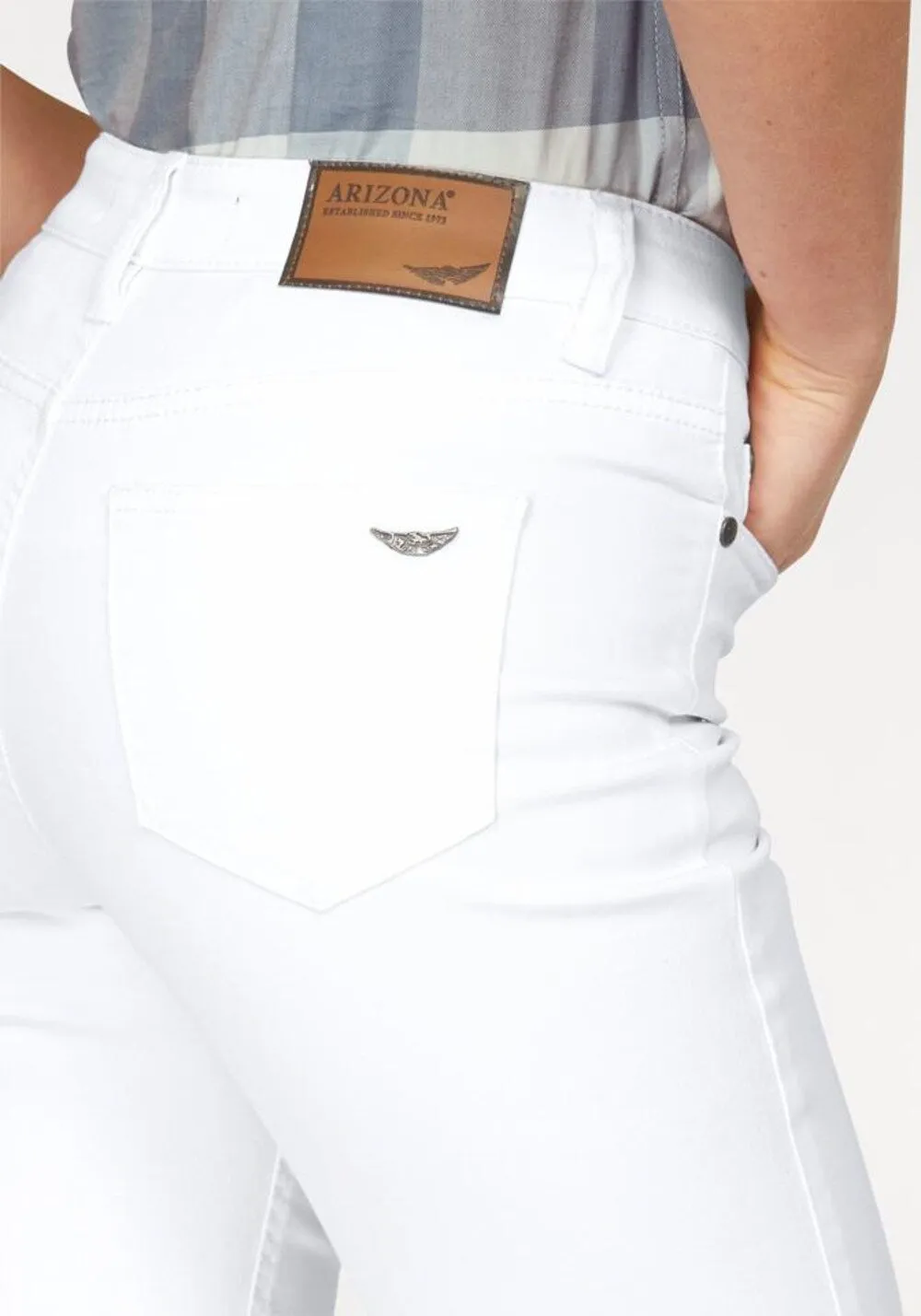Arizona Slim Fit Jeans, White
