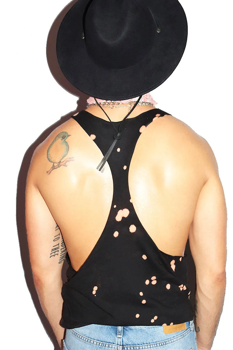 Born To Breed String Tank-Black Spot