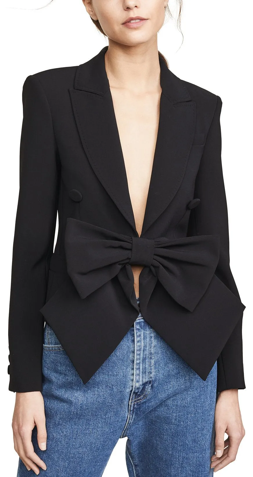 Bow-Front Blazer