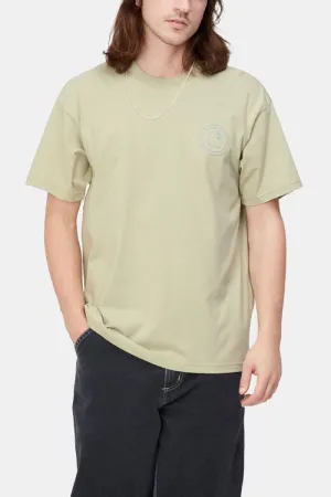 Carhartt WIP Short Sleeved Embroidered Duel T-Shirt (Agave Green)