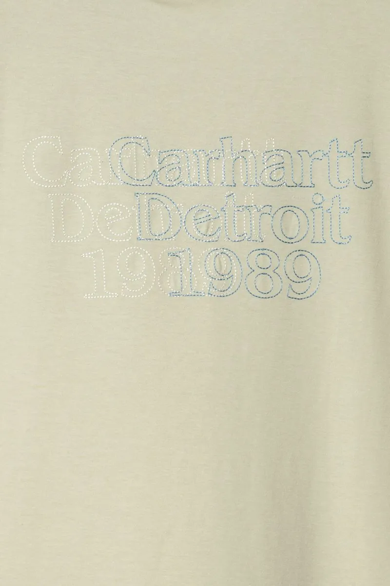 Carhartt WIP Short Sleeved Embroidered Duel T-Shirt (Agave Green)