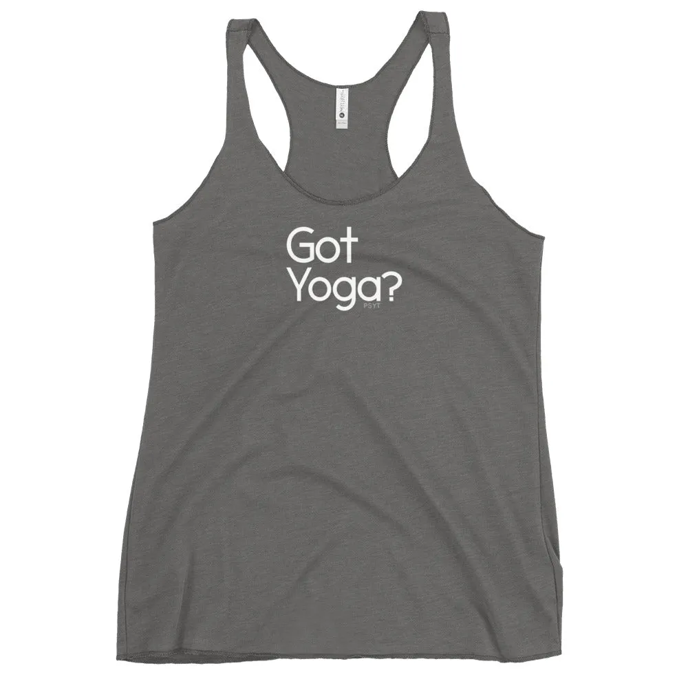 Fact: Got Yoga? Dark Color Tank Top