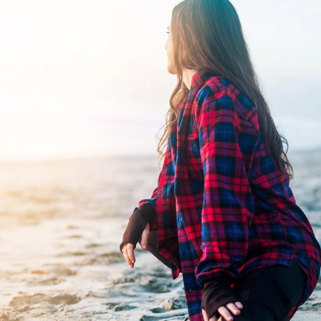 FIT Flannel - Navy/Red