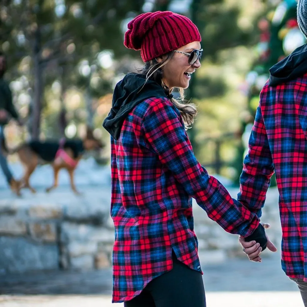 FIT Flannel - Navy/Red