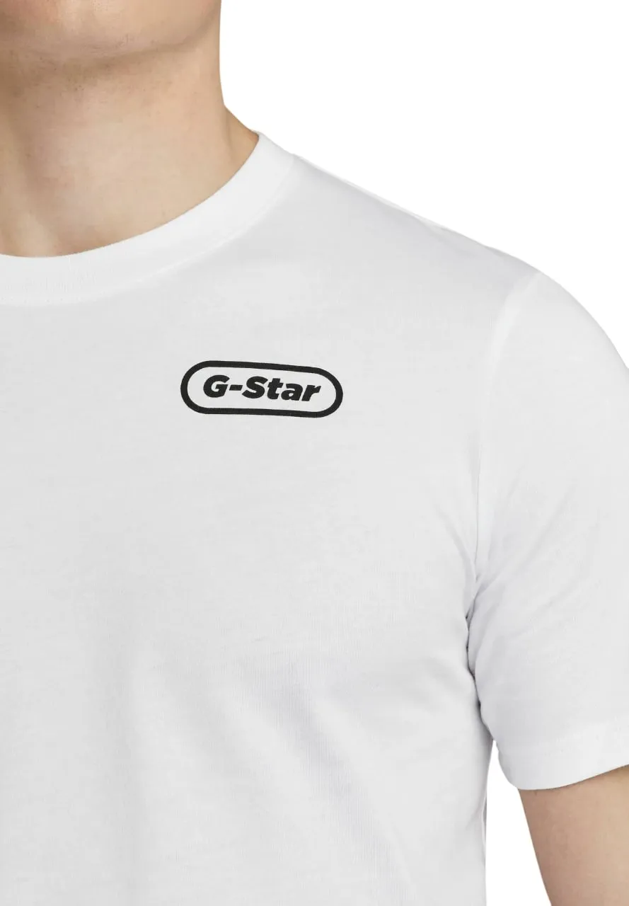 G-Star Raw Men's Back Graphic Slim Short Sleeve T-Shirt
