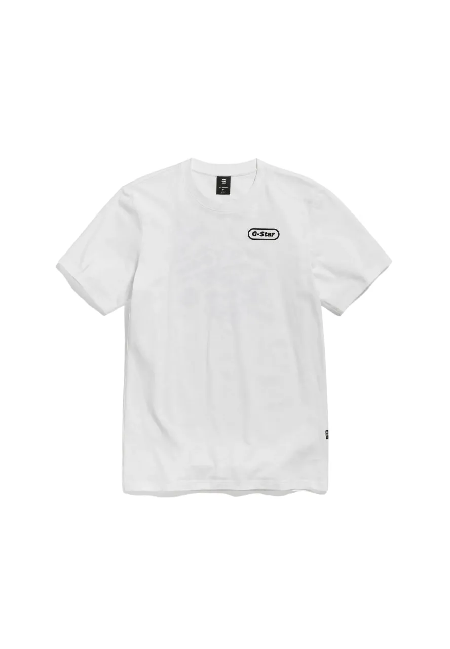 G-Star Raw Men's Back Graphic Slim Short Sleeve T-Shirt