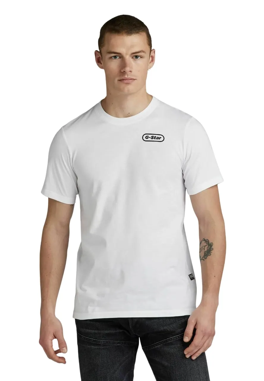 G-Star Raw Men's Back Graphic Slim Short Sleeve T-Shirt