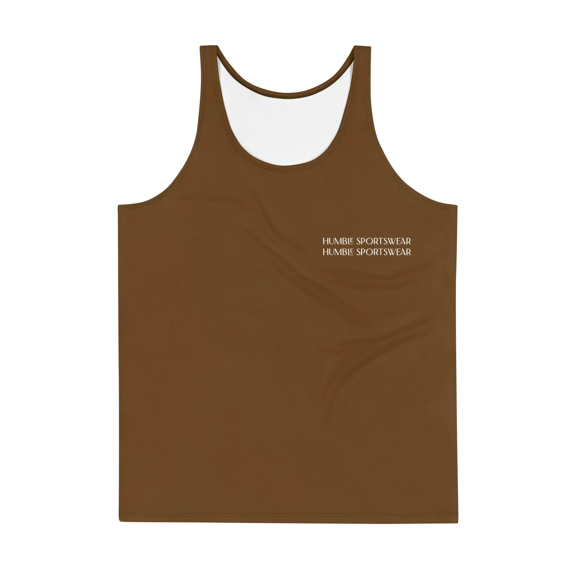 Humble Sportswear™ Men's Pure Brown Tank Top