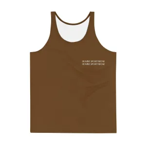 Humble Sportswear™ Men's Pure Brown Tank Top