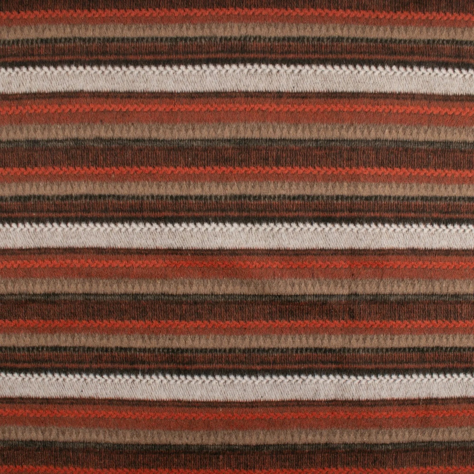 Printed Jacquard Coating - NEW MEXICO - Stripes - Orange