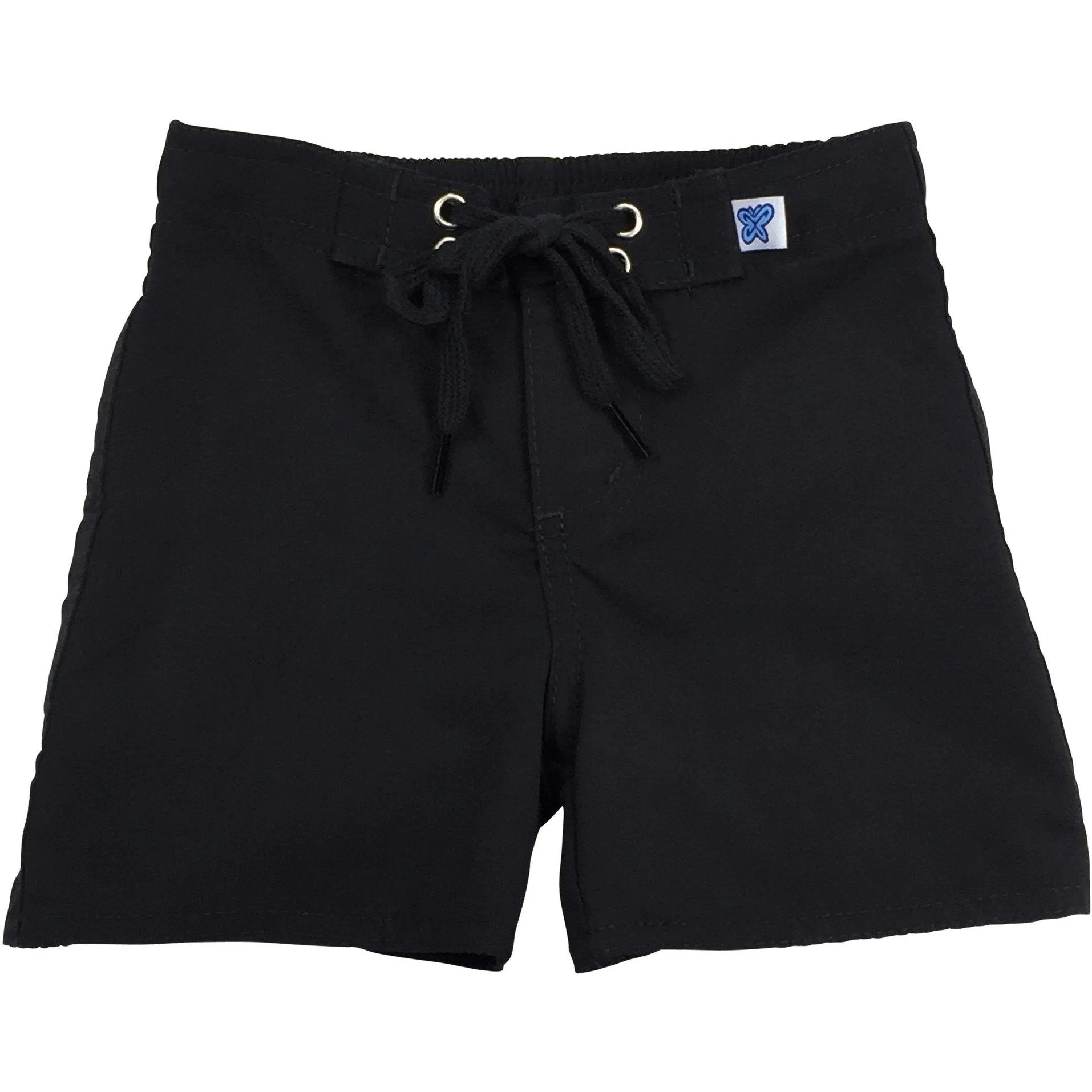 "Lost Weekend" Board Shorts for Little Boys   Girls (Black)
