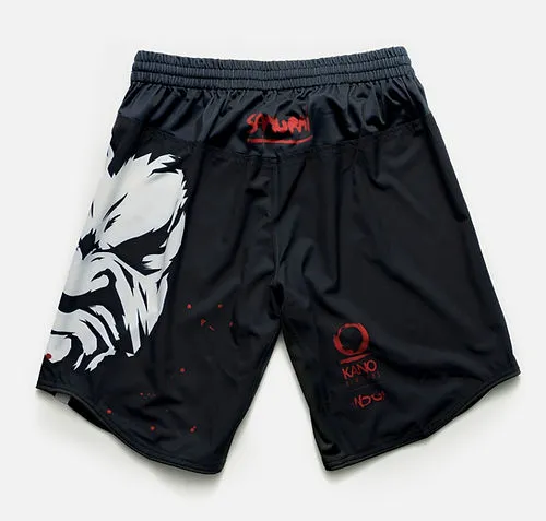 Short BJJ / MMA KANO KIMONOS Samurai - Negru - Barbati