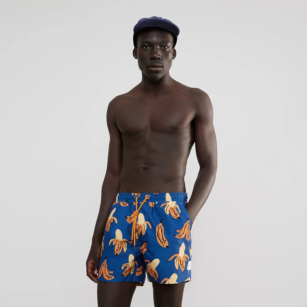 Skwosh Club MENS BANANARAMA SWIM SHORTS - NAVY