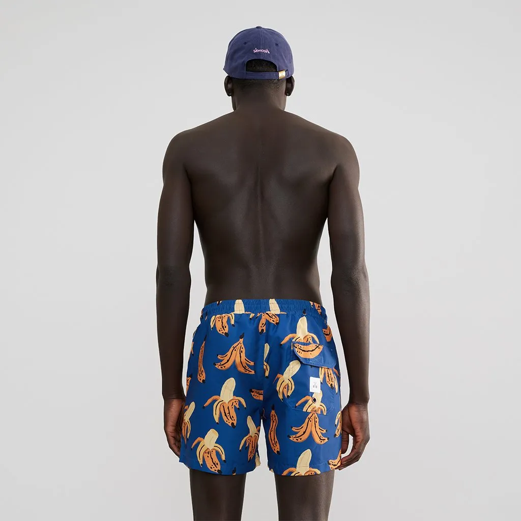 Skwosh Club MENS BANANARAMA SWIM SHORTS - NAVY