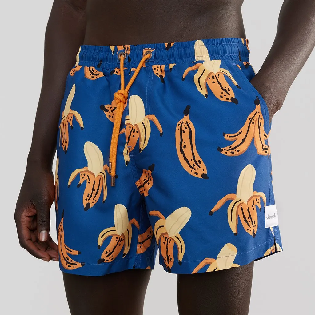 Skwosh Club MENS BANANARAMA SWIM SHORTS - NAVY