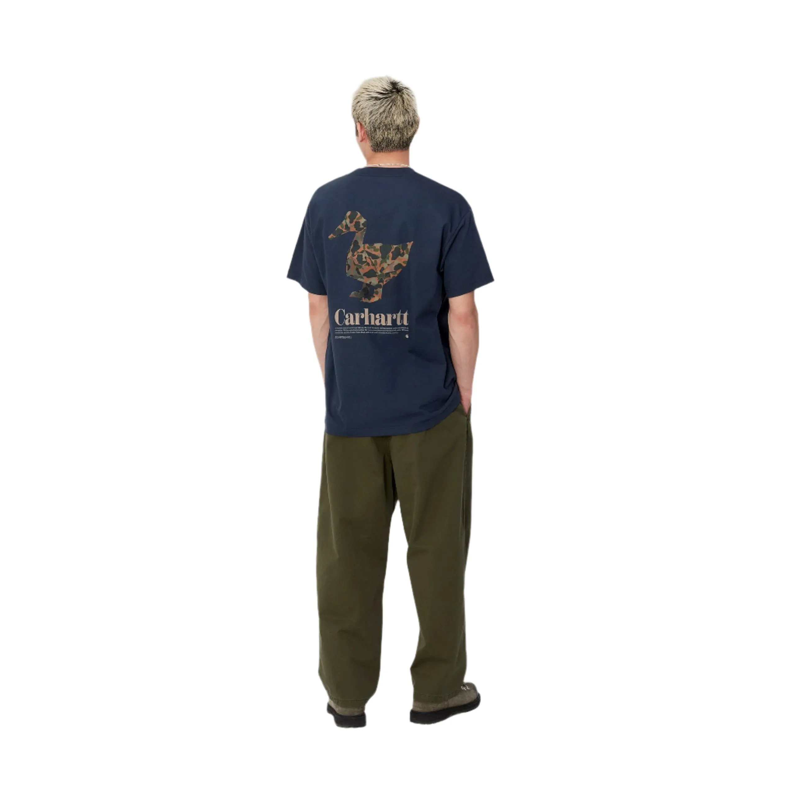 S/S Fold Duck T-Shirt / CARHARTT WIP / AIR FORCE BLUE