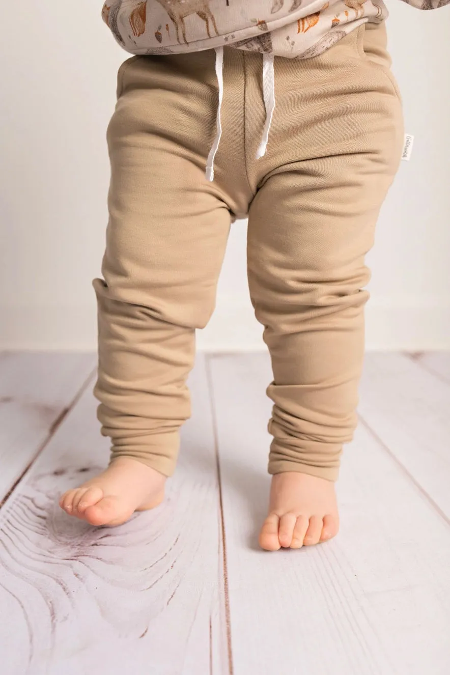 Tan bamboo jogger