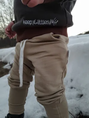 Tan bamboo jogger